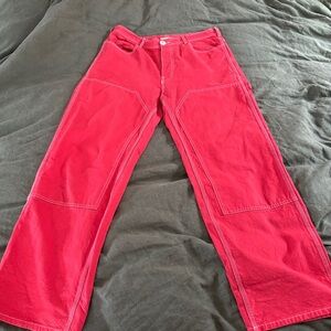 Jesse Kamm Handy Pants in Maraschino